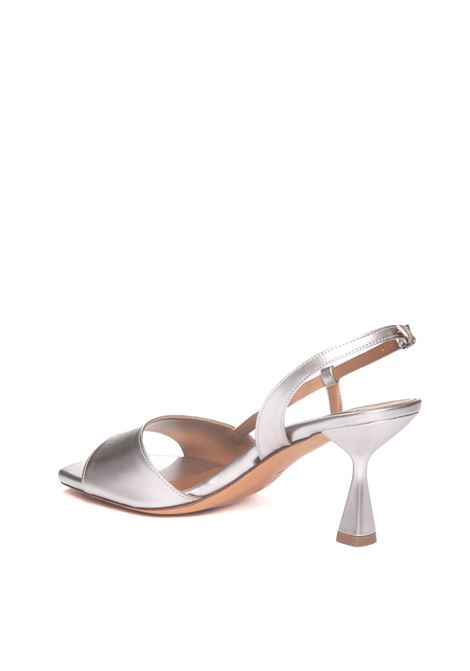 Silver 101 laminate sandal ALBANO | 101MET-ARGENTO