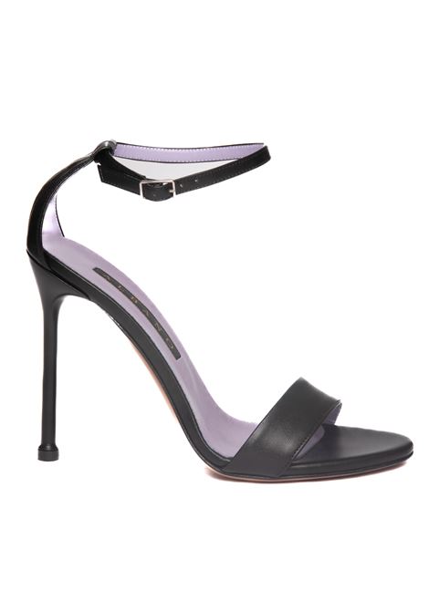 Black 5171 leather sandal ALBANO | 5171FASHION-NERO