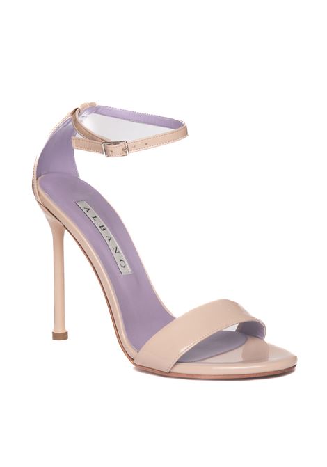 5171 nude patent leather sandal ALBANO | 5171VERN-NUDE