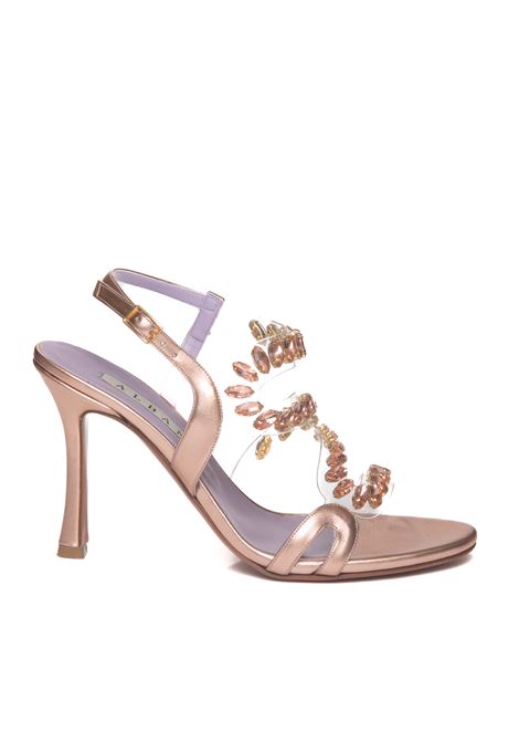 Copper 5256  rhinestone sandal ALBANO | 5256MET-RAME