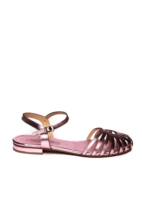 Pink lampedusa flat sandal AQUACLARA | LAMPEDUSALAM-CIPRIA