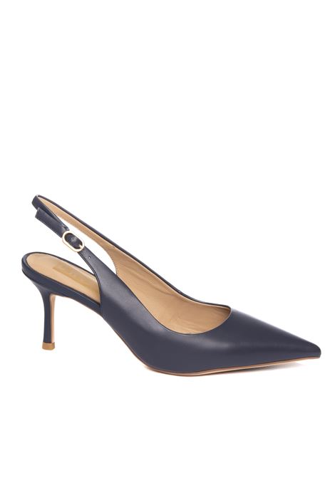 Blue nappa pump CHICONIC | 200NAPPA-NAVY