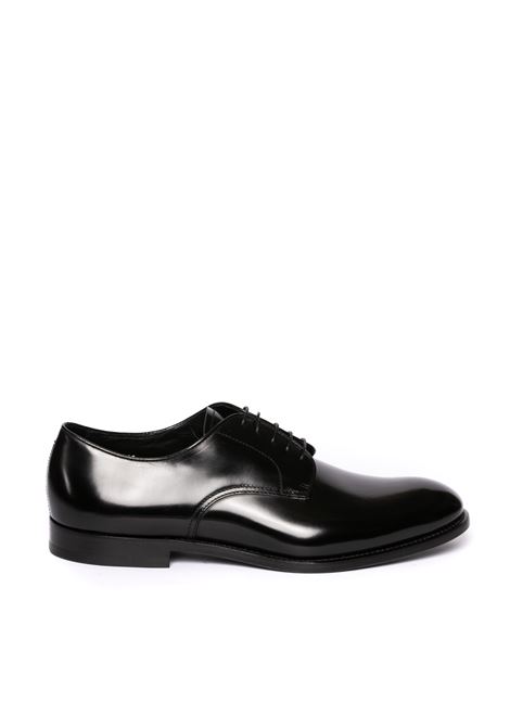 Black 1003 old lace-up DOUCAL'S | 1003HORSE-NERO