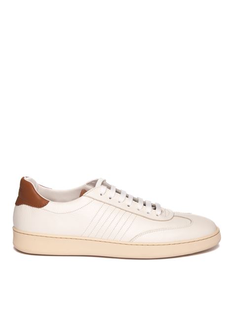 Sneaker 24r1 bianco/cuoio FRAU | 24R1EAGLE-WHI/COGNAC