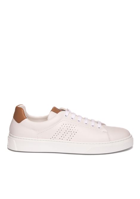 Sneaker 28m3 bianco/cuoio FRAU | 28M3MOUSSE-BIA/CUOIO