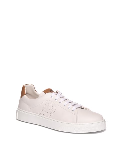 Sneaker 28m3 bianco/cuoio FRAU | 28M3MOUSSE-BIA/CUOIO