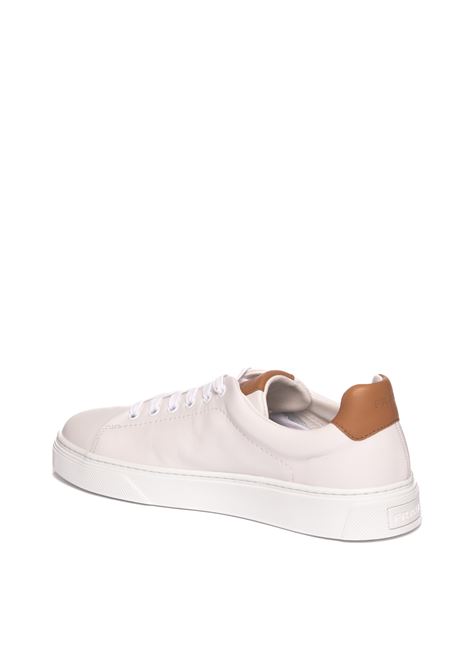 White/beige 28m3 sneaker FRAU | 28M3MOUSSE-BIA/CUOIO