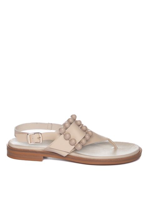 Milk 85m8 flat sandal FRAU | 85M8LONDON-OYSTER