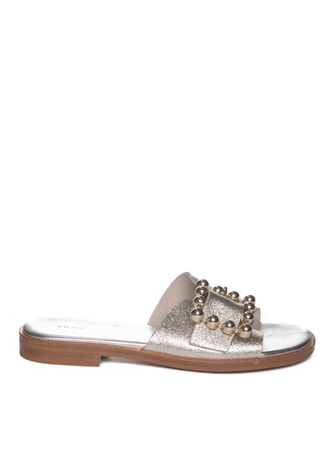 Platinum 85v7 flat sandal FRAU | 85V7FLORENCE-PLATINO