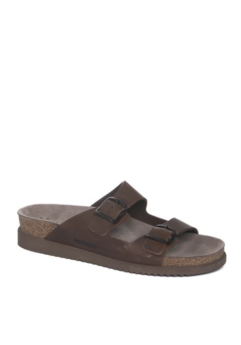 Dark brown harmony sandal MEPHISTO | HARMONYNYL-3451