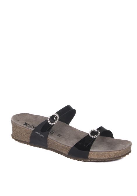 Black idelya sandal MEPHISTO | IDELYAVERNICE-1100