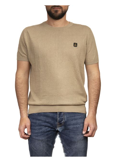 Beige sea t shirt REFRIGIWEAR | M28700ML9032SEA-A00341