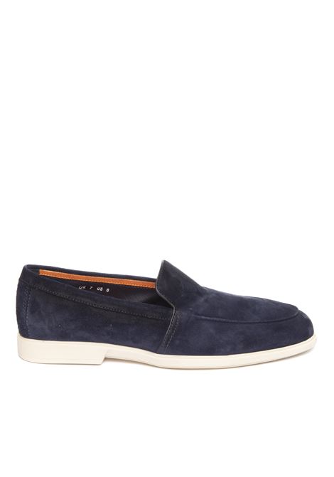 Mocassino 18829 blu SANTONI | 18829SUEDE-U60