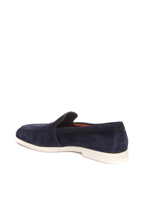 Mocassino 18829 blu SANTONI | 18829SUEDE-U60