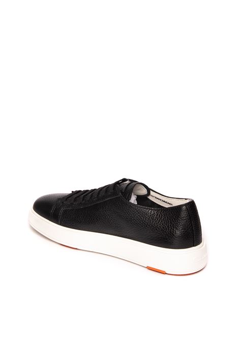 Black biking sneaker SANTONI | 21571PELLE-N01