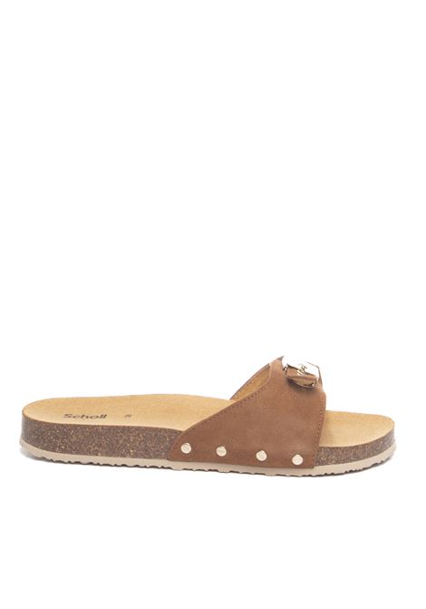 Sandalo pescura flat cork cuoio SCHOLL | 312201175CAM-COGNAC