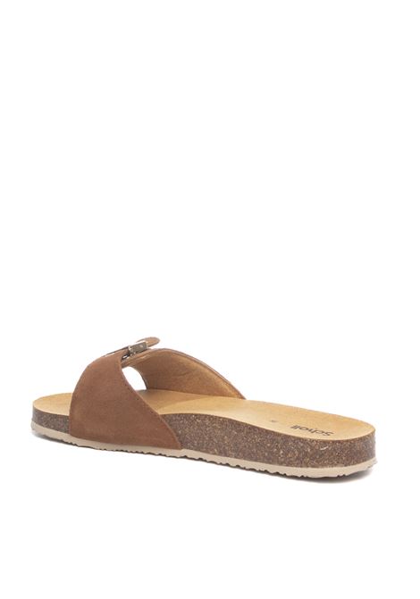 Sandalo pescura flat cork cuoio SCHOLL | 312201175CAM-COGNAC