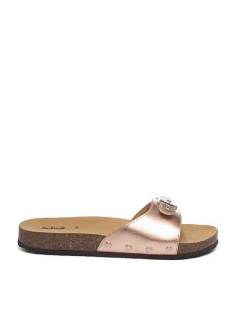 Rosegold pescura flat cork sandal SCHOLL | 312211853LAM-ROSEGOLD