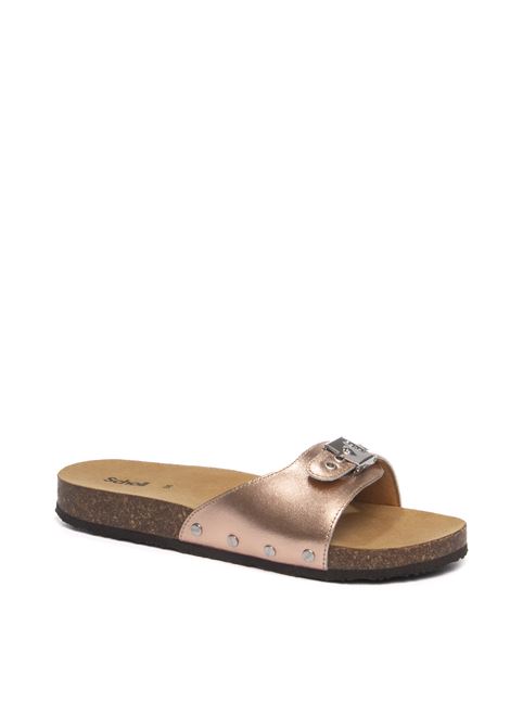 Rosegold pescura flat cork sandal SCHOLL | 312211853LAM-ROSEGOLD