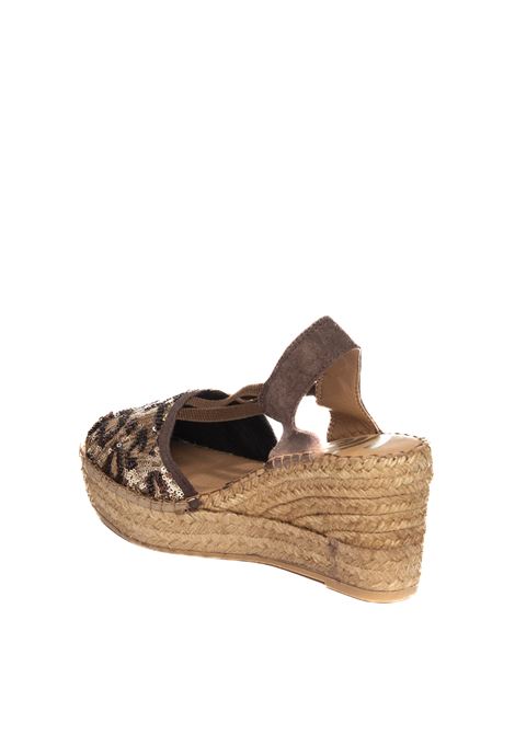 Animalier glitter espadrilles sandal VIDORRETA | 18400LENTEJUELAS-LEOPARD