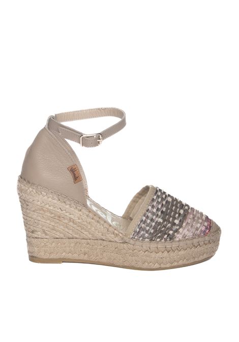 Mulitcolour rafia sandal VIDORRETA | 28500RAFIACOLORES-TOPO