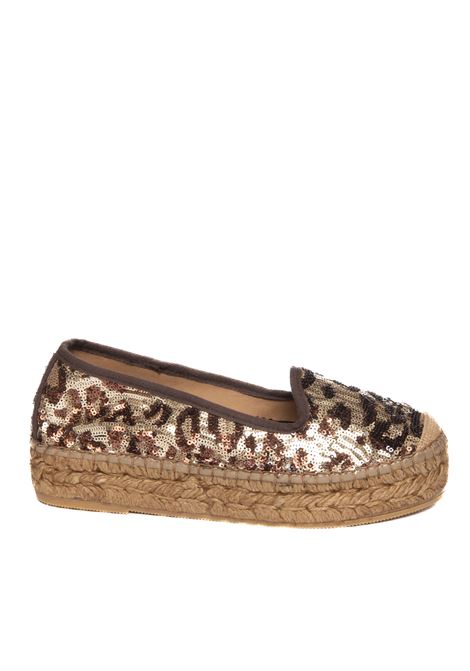 Animalier glitter espadrilles VIDORRETA | 74500LENTEJUELAS-LEOPARD