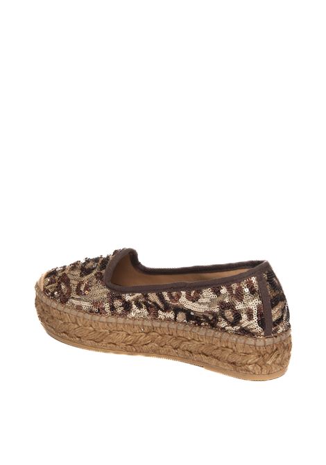 Animalier glitter espadrilles VIDORRETA | 74500LENTEJUELAS-LEOPARD