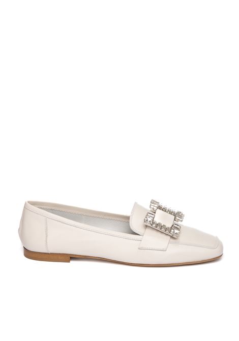 White leather loafer VSL | 7277GUANTO-BURRO