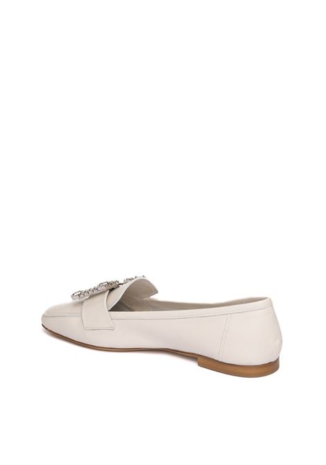 White leather loafer VSL | 7277GUANTO-BURRO