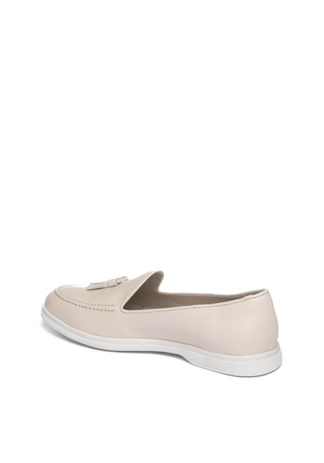 White fabric espadrillas VSL | 7557GUANTO-BURRO