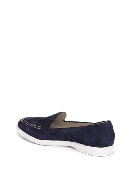 Blue velour loafer VSL | 7562CAM-BLU