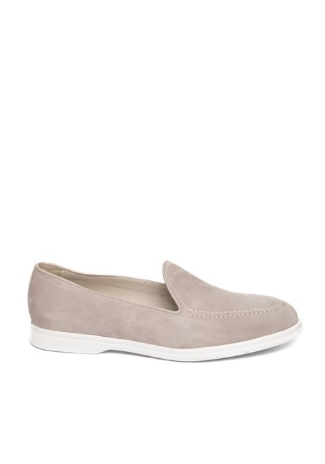 Grey velour loafer VSL | 7562CAM-SASSO