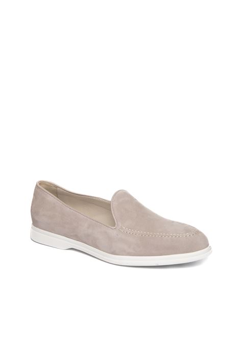 Grey velour loafer VSL | 7562CAM-SASSO