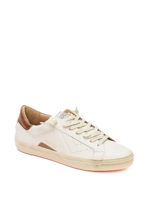 Sneaker evo bianco/beige 4B12 | EVOU104-BIA/BEIGE