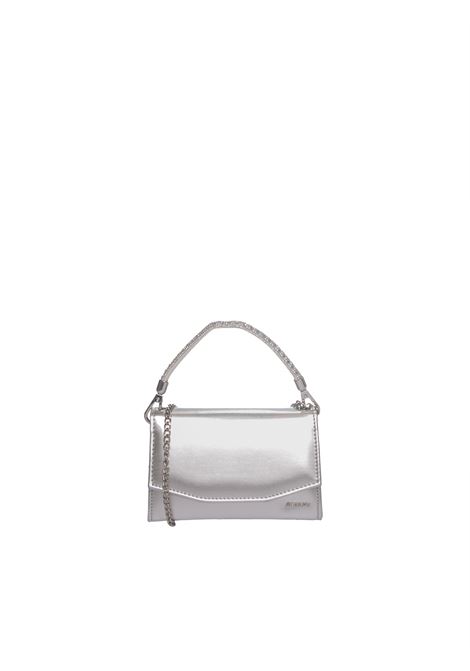 Silver mini bag ALBANO | R1028METAL-ARGENTO