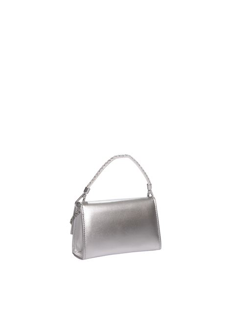 Silver mini bag ALBANO | R1028METAL-ARGENTO