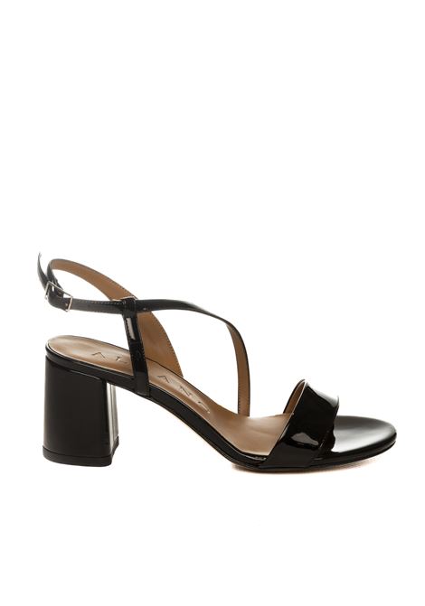 Black 324 sandal ALBANO | 324VERN-NERO