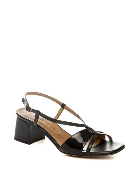 Black 327 sandal ALBANO | 327SOFT-NERO