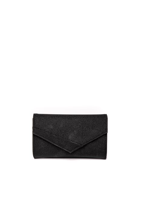 Pochette glitter nero ALBANO | R4014MESH-NERO