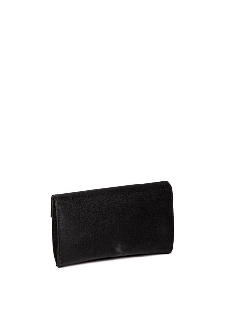 Pochette glitter nero ALBANO | R4014MESH-NERO