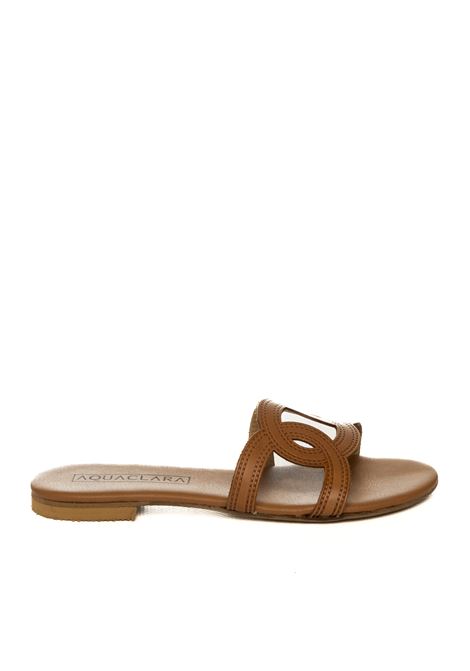 Tan haka sandal AQUACLARA | HAKAVIT-CUOIO