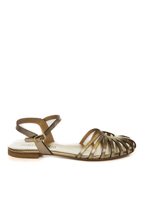 Platinum lampedusa sandal AQUACLARA | LAMPEDUSALAM-PLATINO