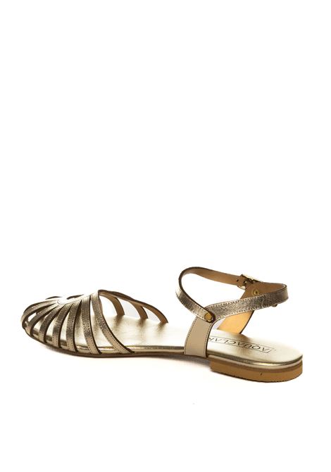 Platinum lampedusa sandal AQUACLARA | LAMPEDUSALAM-PLATINO