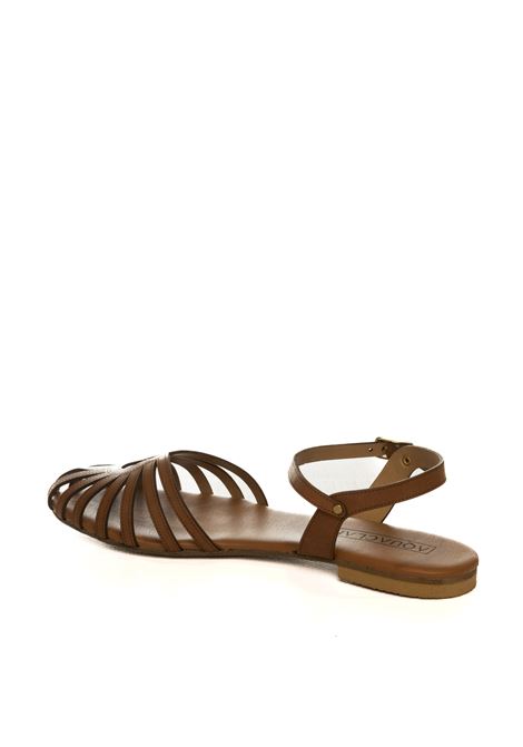 Tan lampedusa sandal AQUACLARA | LAMPEDUSAVIT-CUOIO