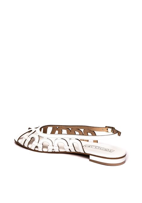 White vietri flat sandal AQUACLARA | VIETRIPELLE-BIANCO