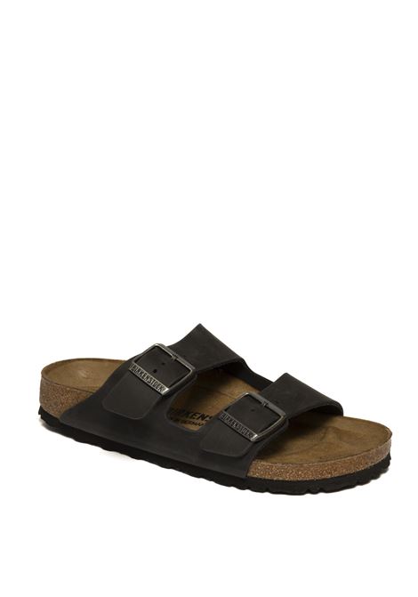 Sandalo pelle nero BIRKENSTOCK | ARIZONA552113-BLACK