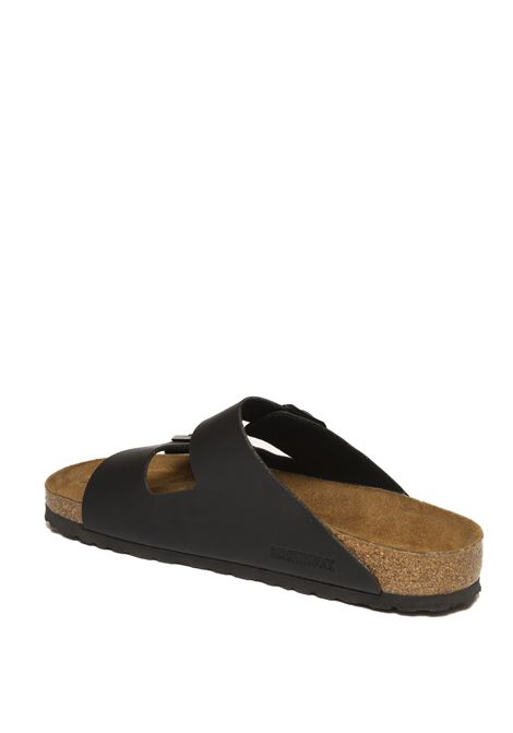 Black arizona saffiano sandal BIRKENSTOCK | ARIZONAU051791-BLACK