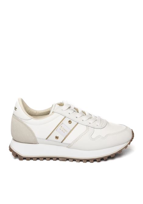 Sneaker millen bianco/crema BLAUER | MILLEN03NYLON-WHI/CRE