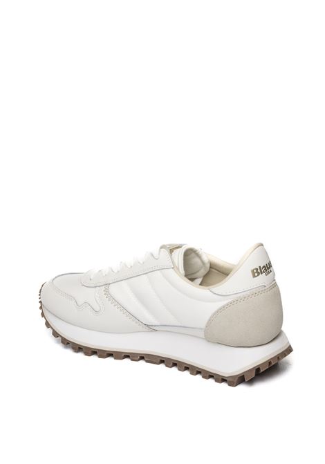 White/cream millen sneaker BLAUER | MILLEN03NYLON-WHI/CRE