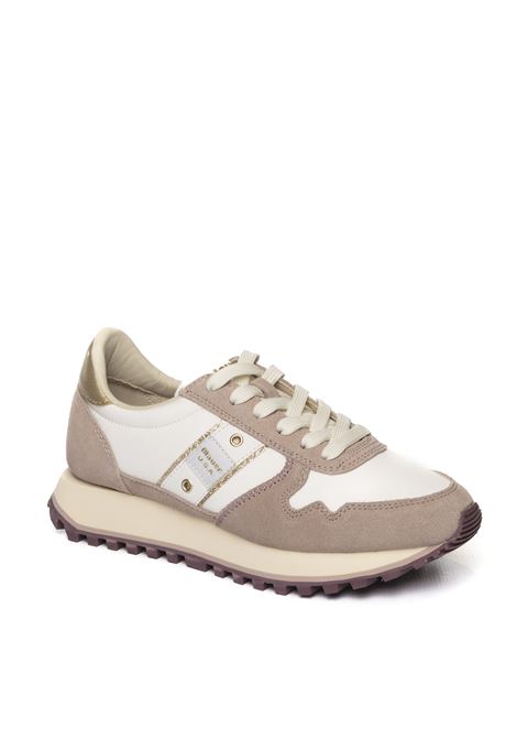 White/nude millen sneaker BLAUER | MILLEN03NYLON-WHI/NUD